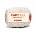 fio barroco macrame maxcolor branco matte